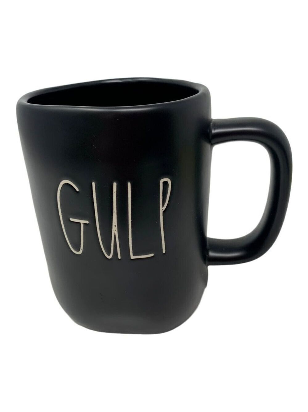 Rae Dunn Gulp Mug Large Coffee Cup Ceramic Magenta LL Farmhouse Gift Black 16oz1